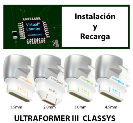 Recarga cartucho ultraformer 3